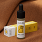 bergamot essential oil with blanket background