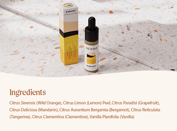 radiance essential oil ingredient list