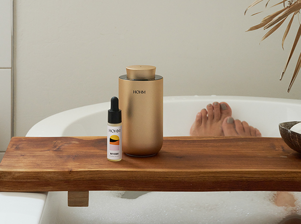 reverie essential oil in bath