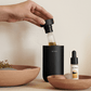 black waterless atomizing essential oils diffuser